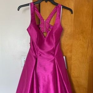 Magenta Ball Gown